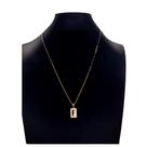 Corrente Carti Fecho Lagosta 2mm pingente F Banhada