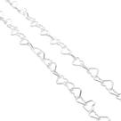 Corrente Colar Choker Prata Maciça 925 Coração