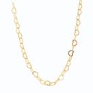 Corrente Colar Gargantilha Coração + Pulseira Folheado A Ouro 18k Corrente Colar Gargantilha Coração + Pulseira Folheado A Ouro 18k
