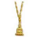 Corrente Com Pingente Buda Dourado 2,50 Cm