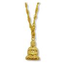 Corrente Com Pingente Buda Dourado 2,50 Cm