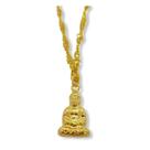 Corrente Com Pingente Buda Dourado 2,50 Cm