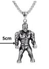Corrente com Pingente Musculação 3D Fitness Maromba