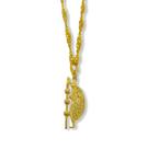 Corrente com Pingente Omolu 3 cm Dourado