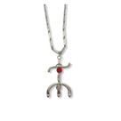 Corrente Com Pingente Pomba Gira Niquelado 03 Cm