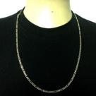 Corrente Cordão 3x1 Fecho Gaveta Folheado A Ouro 18k Masculino 3mm C/ 70cm - Belo E Elegante Corrente Cordão 3x1 Fecho Gaveta Folheado A Ouro 18k Masculino 3mm C/ 70cm - Belo E Elegante