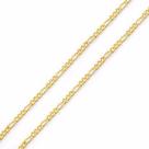 Corrente Cordão 60cm Masculino 3 X 1 Em Ouro 18k 750