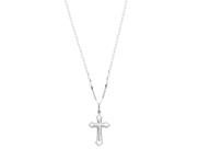 Corrente Cordão 70cm E Pingente Cruz Crucifixo De Prata 925
