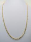 Corrente Cordão Baiano 50cm De Ouro 18k 750