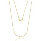 Corrente Cordão Coffee 40cm Feminina Ouro 18k 750
