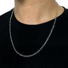 Corrente Cordão Colar Masculino 3 Por 1 60cm Aço Inoxidavel