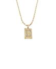 Corrente Cordão Colar Masculino Feminino Pingente Top luxo letra inicial C Banhado em Ouro 18k.