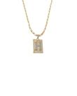 Corrente Cordão Colar Masculino Feminino Pingente Top luxo letra inicial H Banhado em Ouro 18k.
