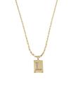 Corrente Cordão Colar Masculino Feminino Pingente Top luxo letra inicial L Banhado em Ouro 18k.