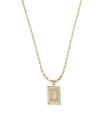 Corrente Cordão Colar Masculino Feminino Pingente Top luxo letra inicial O Banhado em Ouro 18k.