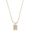 Corrente Cordão Colar Masculino Feminino Pingente Top luxo letra inicial P Banhado em Ouro 18k.