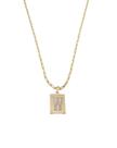 Corrente Cordão Colar Masculino Feminino Pingente Top luxo letra inicial W Banhado em Ouro 18k.