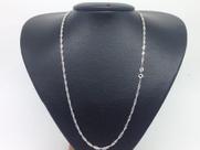 Corrente Cordão Colar Singapura 3mm Italiana 60cm Prata 925 Corrente Cordão Colar Singapura 3mm Italiana 60cm Prata 925