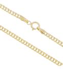 Corrente Cordão Elo Duplo 70cm Masculino Ouro 18k Grosso
