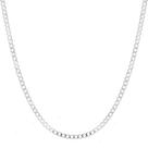 Corrente Cordão Italiano Grumet 4.5mm 60cm Em Prata 925