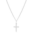 Corrente Cordão Masculino Grumet Pingente Cruz De Prata 925 Corrente Cordão Masculino Grumet Pingente Cruz De Prata 925