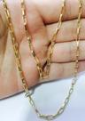 Corrente Cordão Masculino Ouro 18k 2mm X 60cm Cadeado