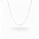 Corrente Cordão Masculino Prata Italiana 925 Bloco 60 Cm