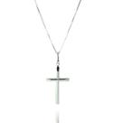 Corrente Cordão Prata Maciça 925 C/ Pingente Crucifixo 45 Cm Corrente Cordão Prata Maciça 925 C/ Pingente Crucifixo 45 Cm