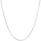Corrente Cordão Veneziana Cadeado 60cm Em Ouro Branco 18k Corrente Cordão Veneziana Cadeado 60cm Em Ouro Branco 18k
