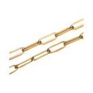 Corrente De Aço Inoxidável Dourada 1M 34mm Sem Desbotar Para Colar, Pulseira, Tornozeleira, Corrente De Aço Inoxidável Dourada 1M 34mm Sem Desbotar Para Colar, Pulseira, Tornozeleira,