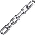Corrente de aço inoxidável Lsqurel 10mm Heavy Duty 2m de comprimento