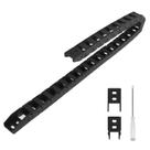 Corrente de arrasto de cabo Lmioetool R18 10 mm x 15 mm preta 1 m