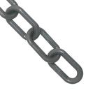 Corrente de barreira de plástico Mr. Chain Slate Grey 2 polegadas 50 pés Corrente de barreira de plástico Mr. Chain Slate Grey 2 polegadas 50 pés