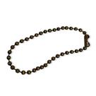 Corrente De Bolinha Ouro Velho 12cm Com Canoa - 100 Unidades