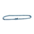 Corrente De Bolinha Para Chaveiro Artesanato 12cm + Canoa 50 Unidades Azul Bebe