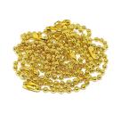 Corrente de Bolinhas - Dourado 2,5mm (10UN)