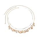 Corrente De Cintura Boêmia Com Estrela-do-mar E Conchas, Corrente Corporal De Moda Com Pérolas De