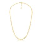 Corrente de Elos Groumet 65cm Revestida em Ouro
