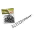 Corrente de Metal Encartelada Preta (44cm) NUTRIPLAN