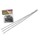 Corrente de Metal Encartelada Preta (84cm) NUTRIPLAN Corrente de Metal Encartelada Preta (84cm) NUTRIPLAN
