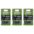 Corrente de motosserra 8TEN 24 polegadas 84DL 3/8 .050 para Stihl Husqvarna