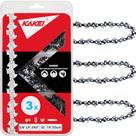 Corrente de motosserra KAKEI de 14 polegadas 3/8 LP .043 52 Drive Links