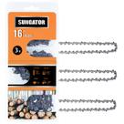 Corrente de motosserra SUNGATOR SG-R55, pacote com 3 polegadas, de 16 polegadas para Stihl