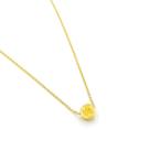 Corrente de Ouro 18k Bailarina Com Pingente Bola Facetada Colar Cordão Gargantilha Feminina 45cm Corrente de Ouro 18k Bailarina Com Pingente Bola Facetada Colar Cordão Gargantilha Feminina 45cm