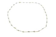 Corrente De Ouro 18k Pedras Brancas Zirconia