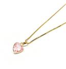 Corrente de Ouro 18k Veneziana 45cm com Pingente Coração Zircônia Colar Cordão Gargantilha Feminina Corrente de Ouro 18k Veneziana 45cm com Pingente Coração Zircônia Colar Cordão Gargantilha Feminina