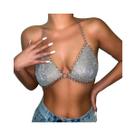 Corrente De Peito Feminina Sexy Com Strass E Tela De Cristal IngeSight.Z Joia Corporal Brilhante Corrente De Peito Feminina Sexy Com Strass E Tela De Cristal IngeSight.Z Joia Corporal Brilhante