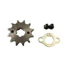 Corrente De Pinhão Dianteiro 10T-19T Com Placa Retentora Para ATV Quad Go Kart Moto Buggy Scooter