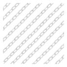 Corrente De Plastico Branca Elo 3/16 Oval 5mmx10m