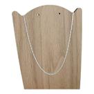 Corrente De Prata 925 De Elo Curto Fechado 60 cm Bijou Art